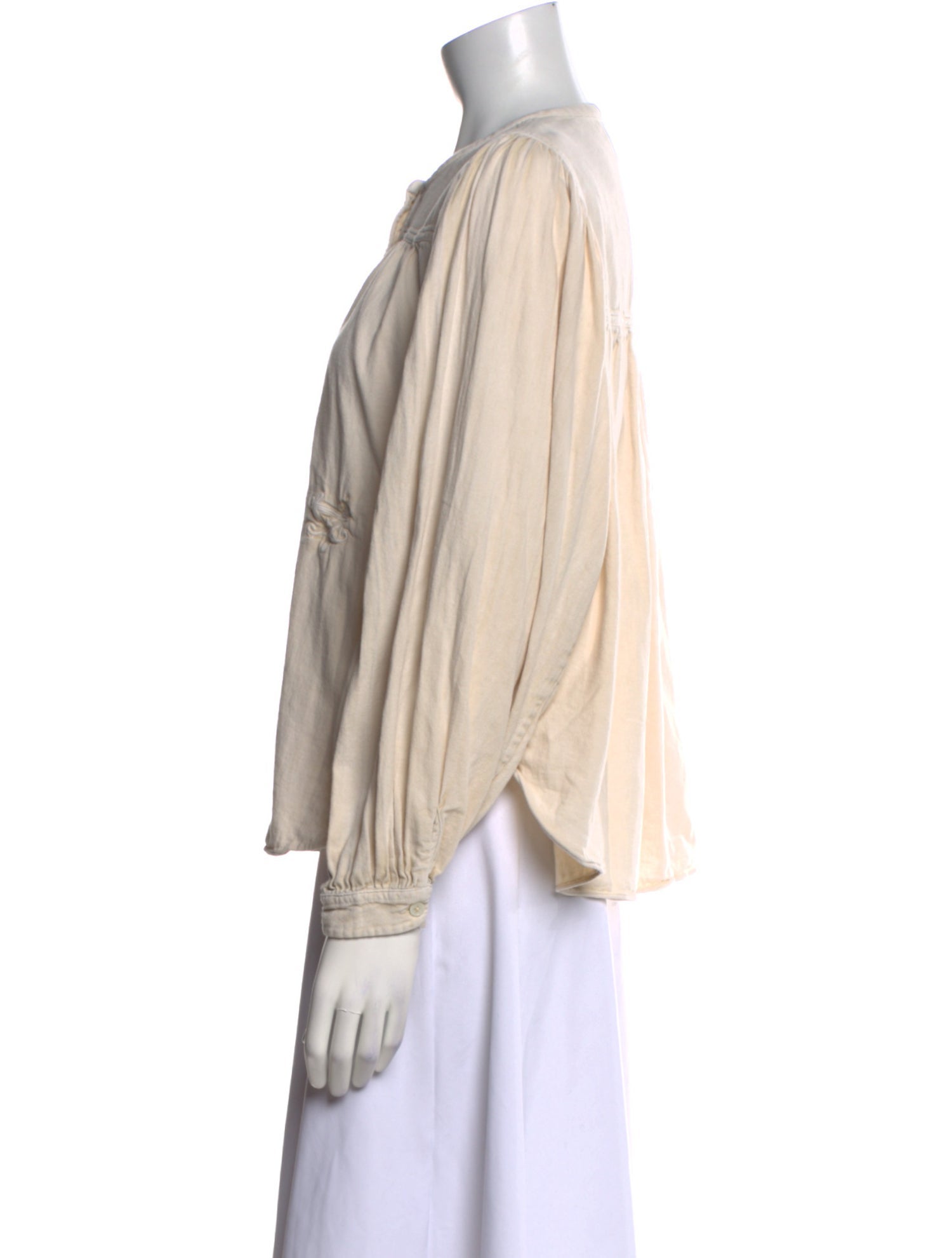 Zadig & Voltaire Crew Neck Long Sleeve Blouse