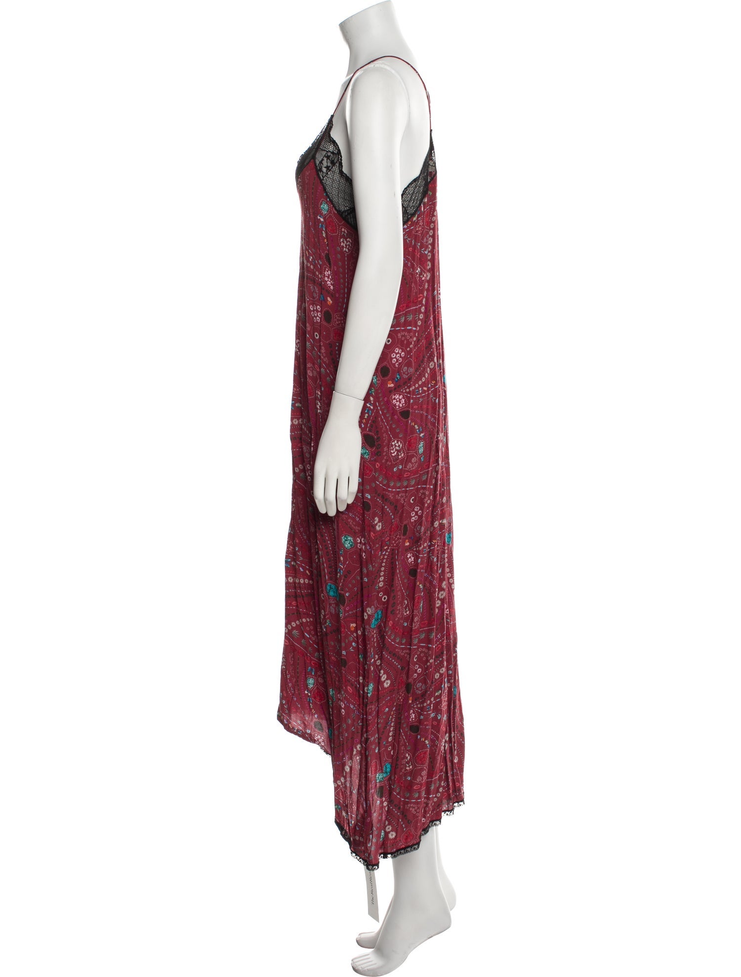 Zadig & Voltaire Paisley Print Long Dress