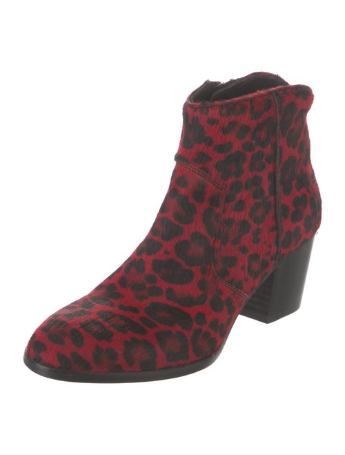 Zadig & Voltaire Ponyhair Animal Print Boots