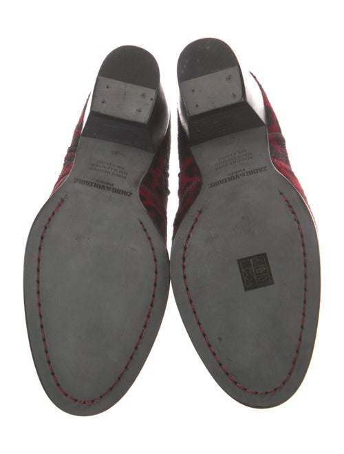 Zadig & Voltaire Ponyhair Animal Print Boots