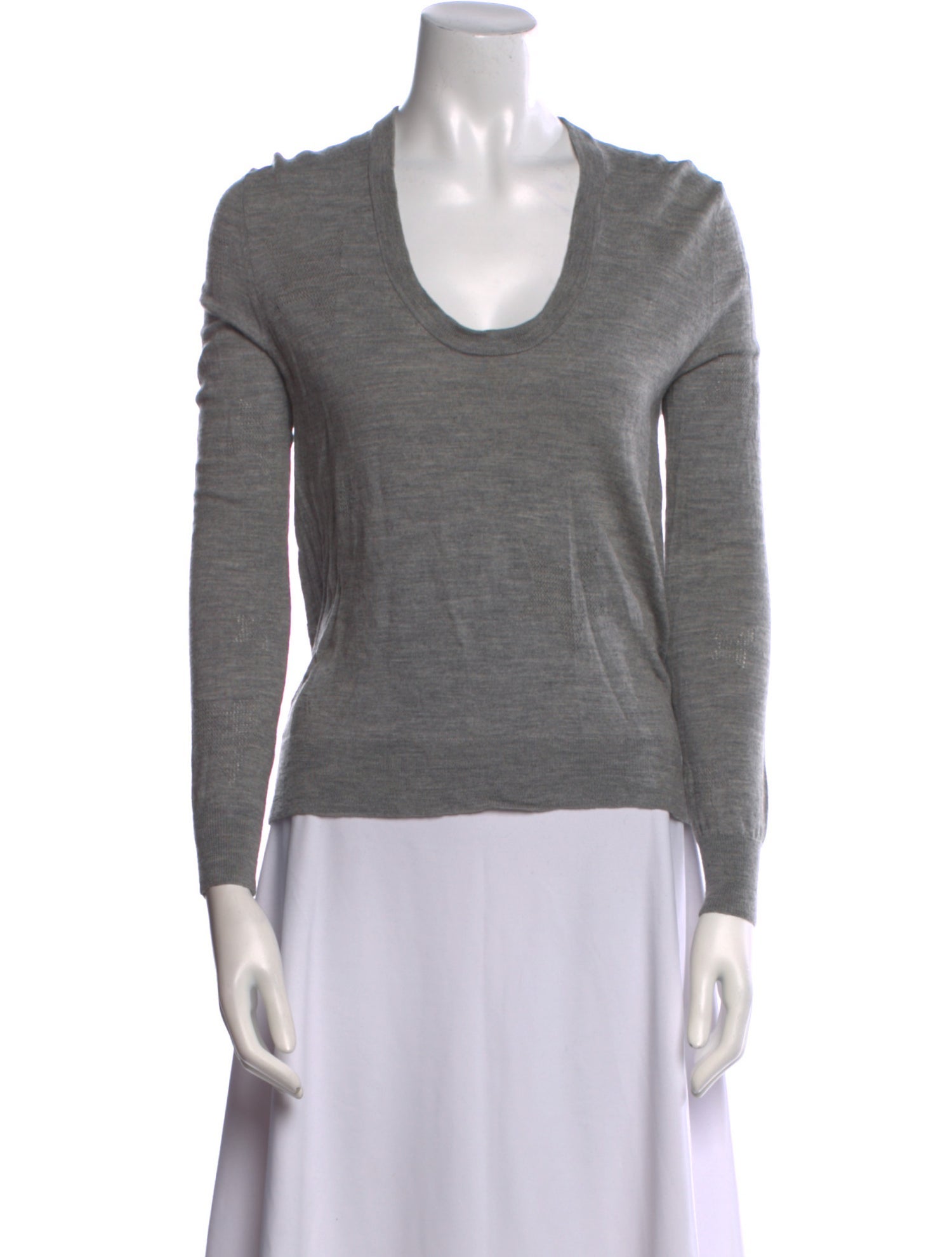 Zadig & Voltaire Merino Wool Scoop Neck T-Shirt