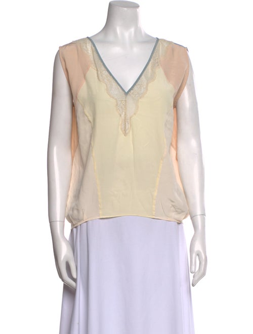 Zadig & Voltaire Silk V-Neck Top