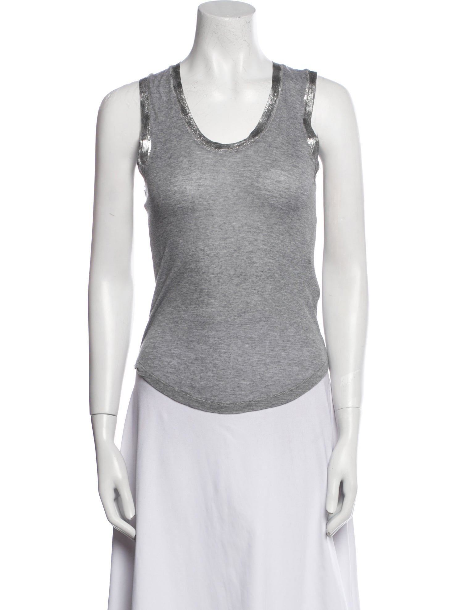 Zadig & Voltaire Scoop Neck Sleeveless Top