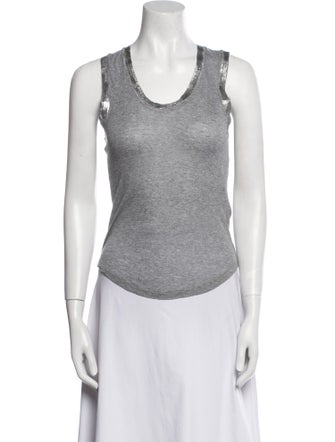 Zadig & Voltaire Scoop Neck Sleeveless Top