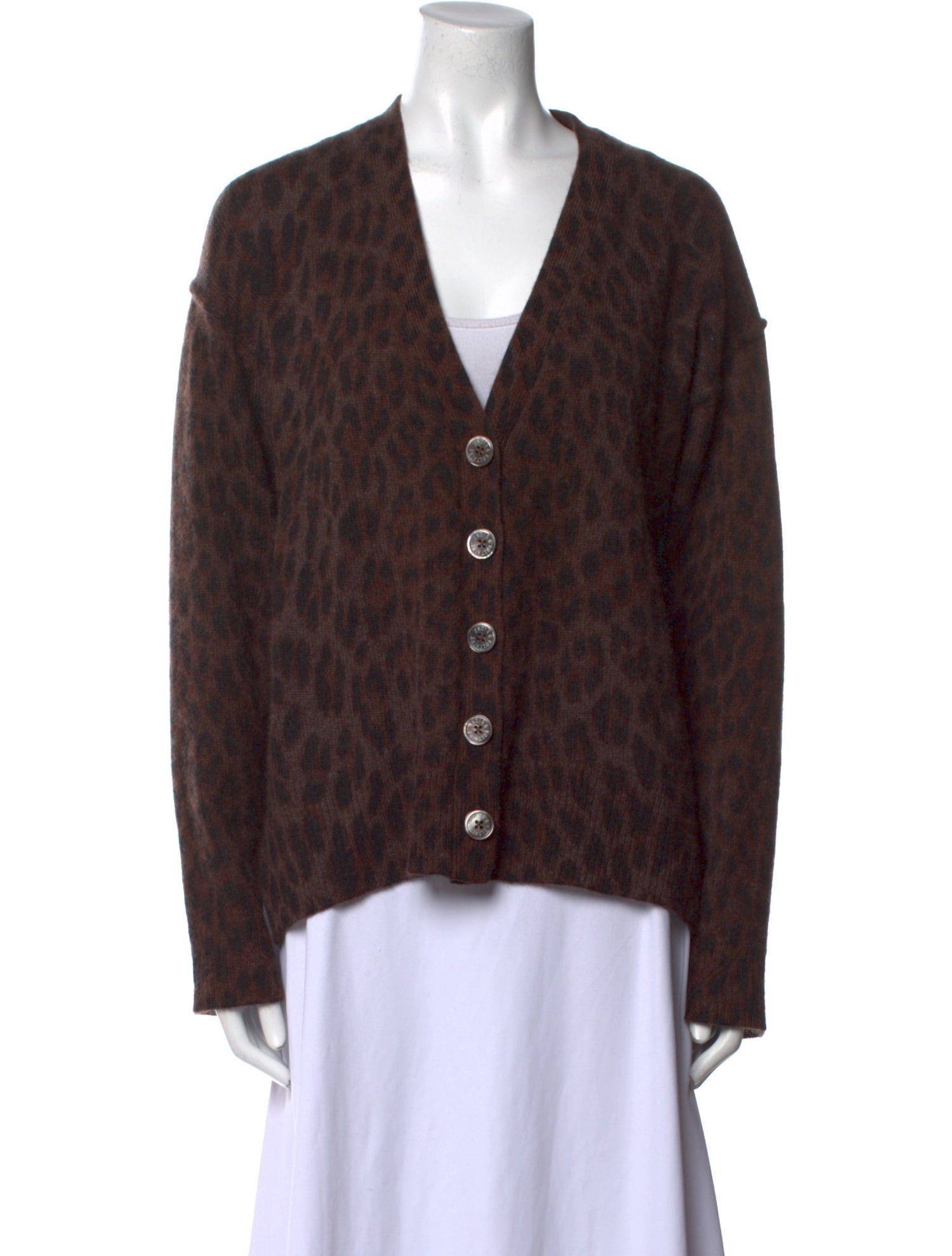 Zadig & Voltaire Cashmere Animal Print Sweater