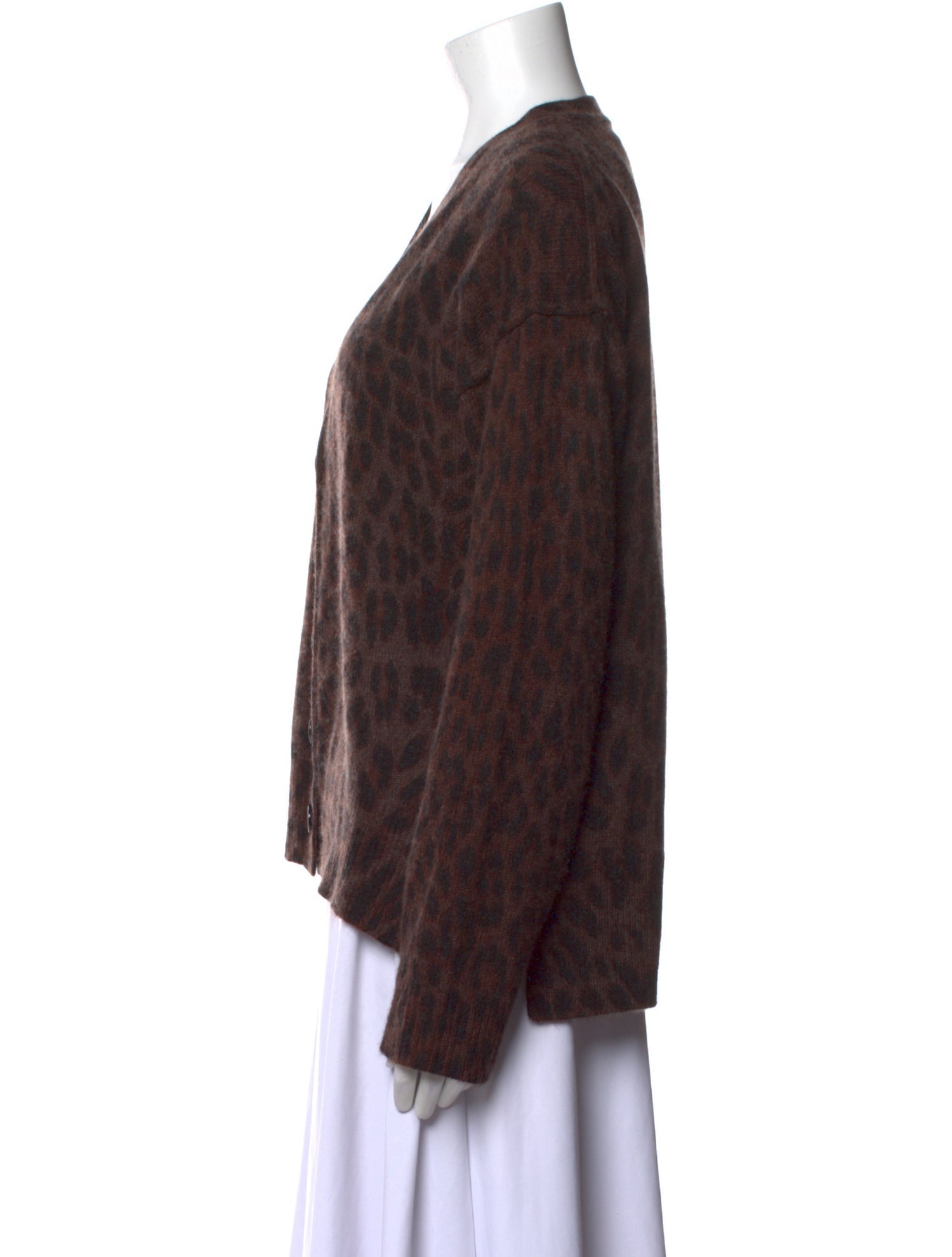 Zadig & Voltaire Cashmere Animal Print Sweater