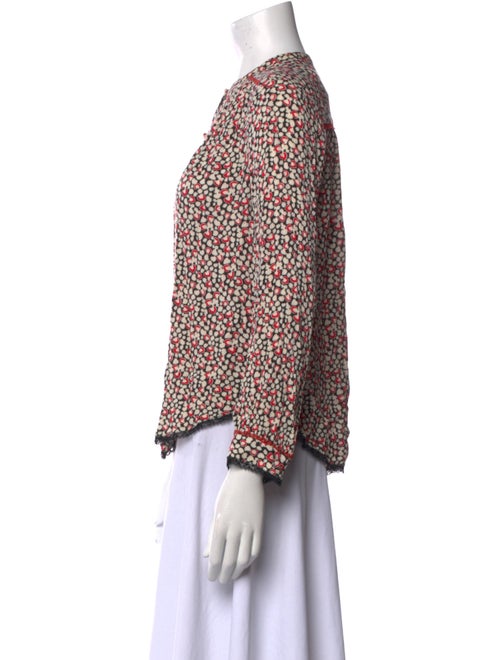 Zadig & Voltaire Printed Mock Neck Blouse