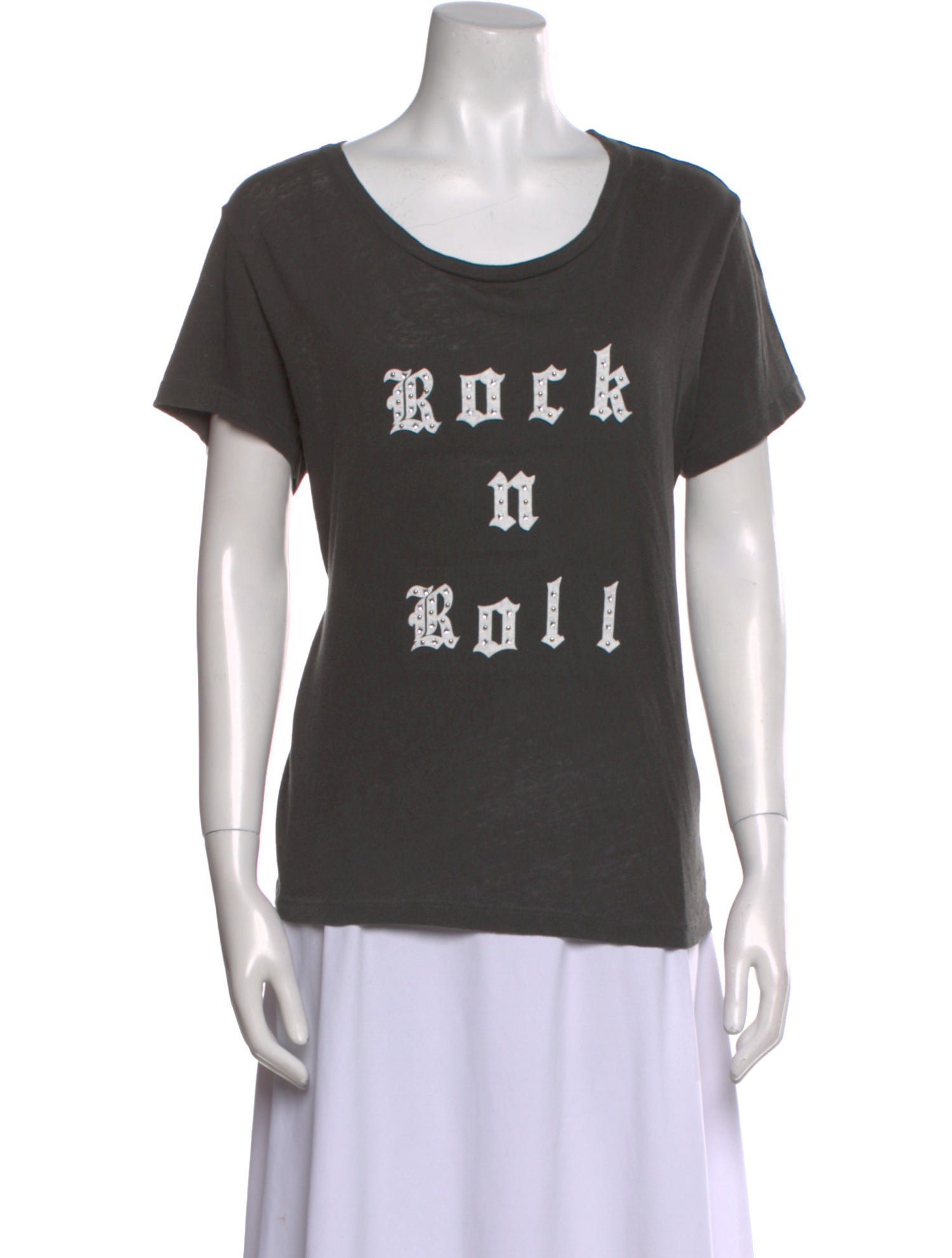 Zadig & Voltaire Graphic Print Scoop Neck T-Shirt