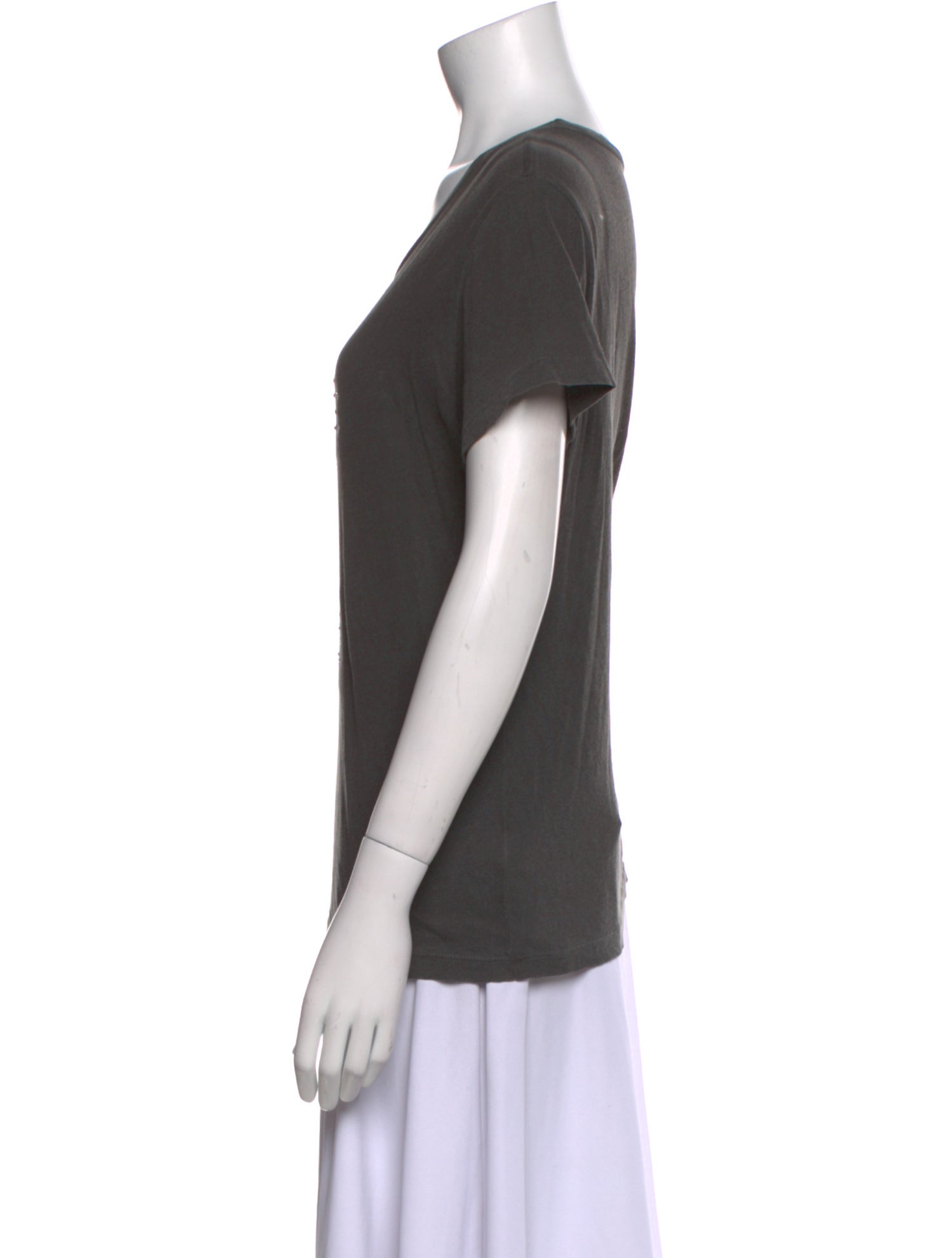 Zadig & Voltaire Graphic Print Scoop Neck T-Shirt