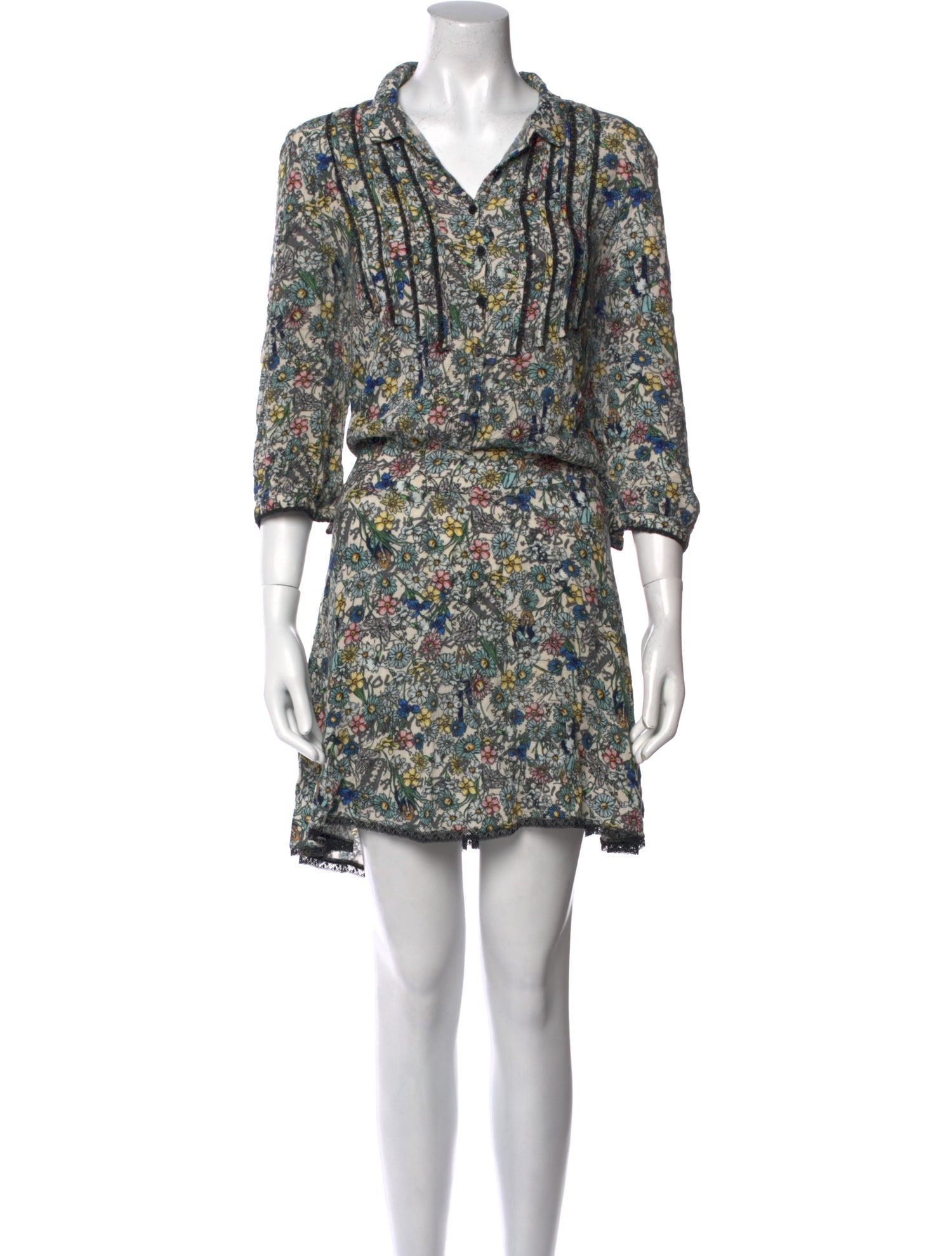 Zadig & Voltaire Printed Mini Dress