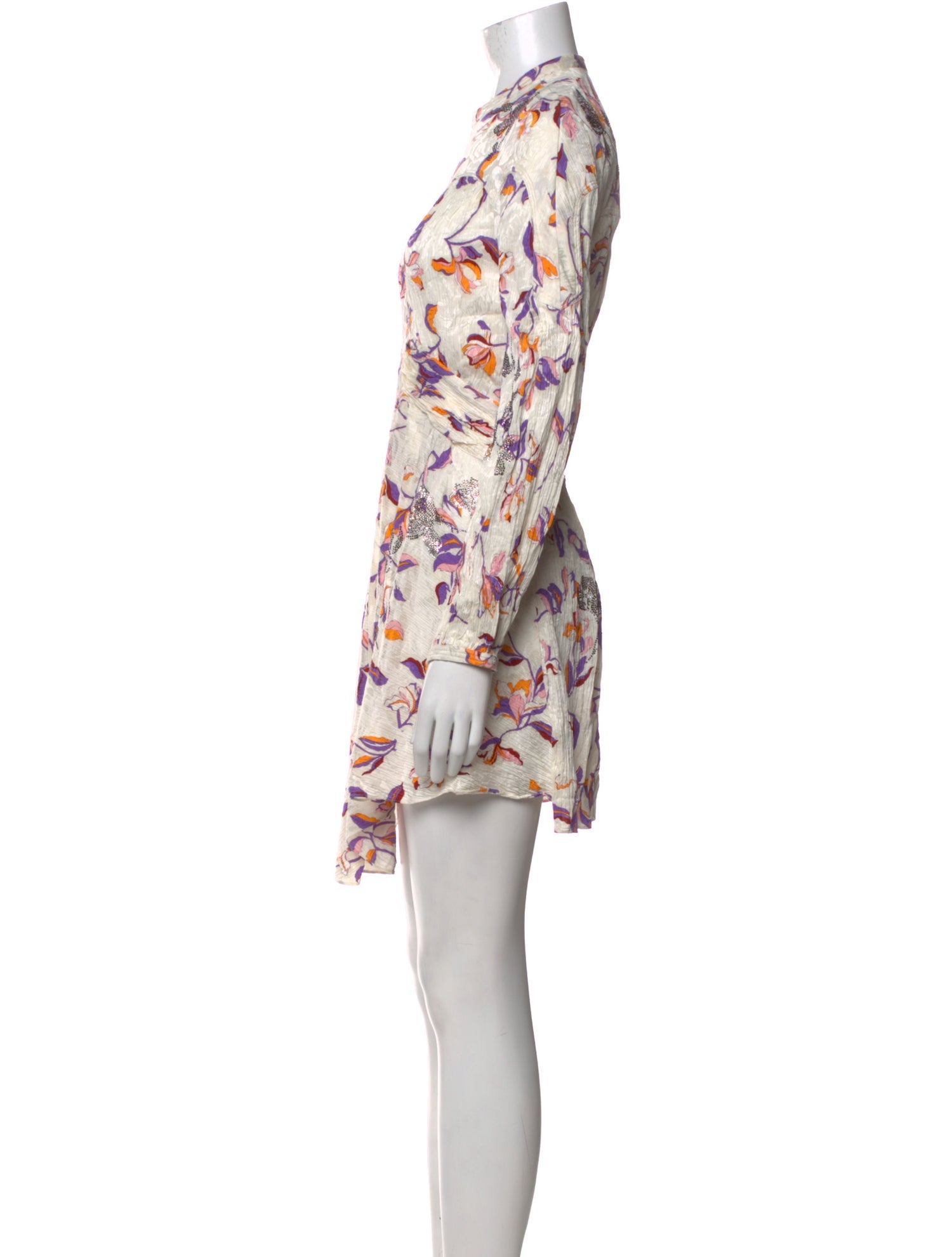 Zadig & Voltaire Floral Print Mini Dress