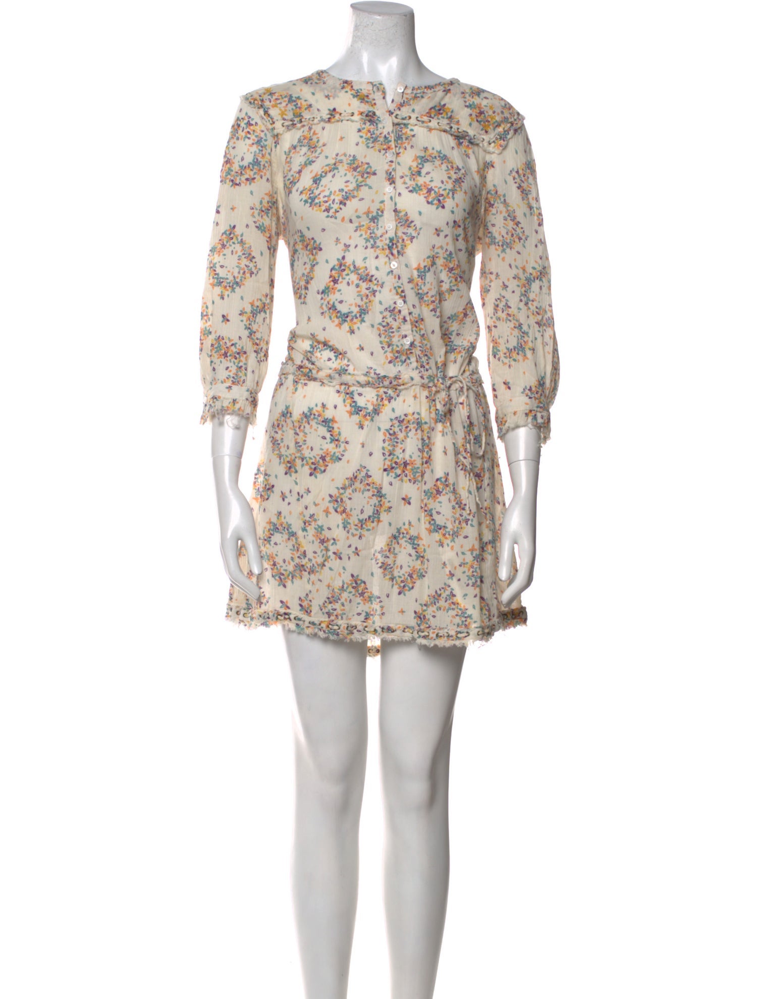 Zadig & Voltaire Floral Print Mini Dress