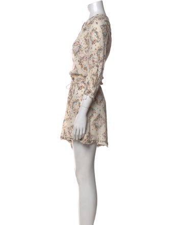 Zadig & Voltaire Floral Print Mini Dress