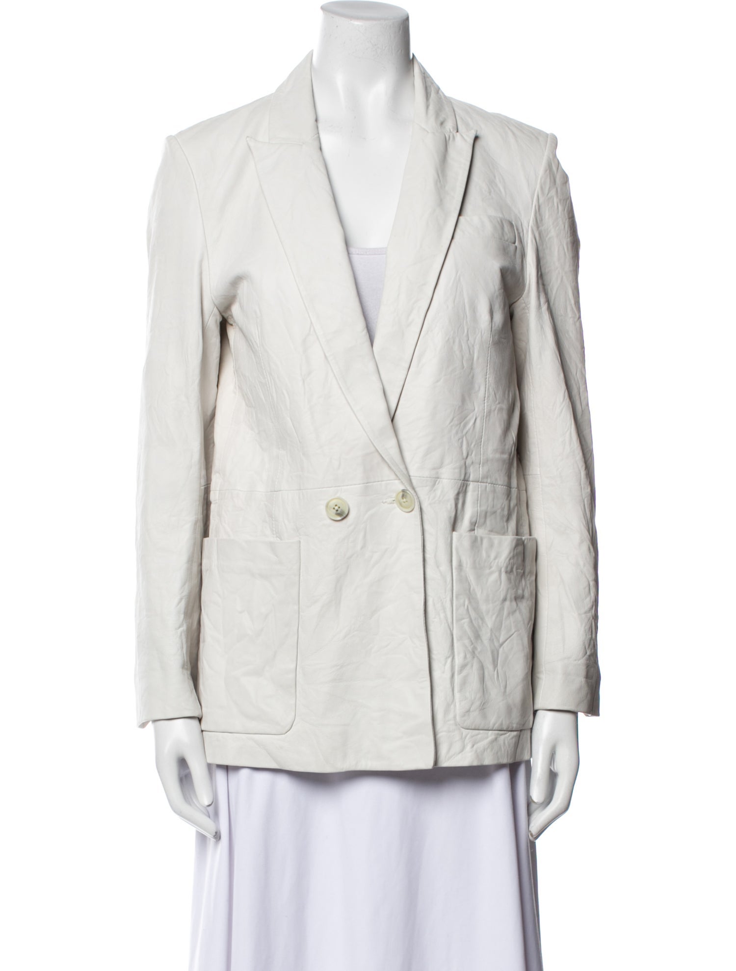 Zadig & Voltaire Lamb Leather Blazer