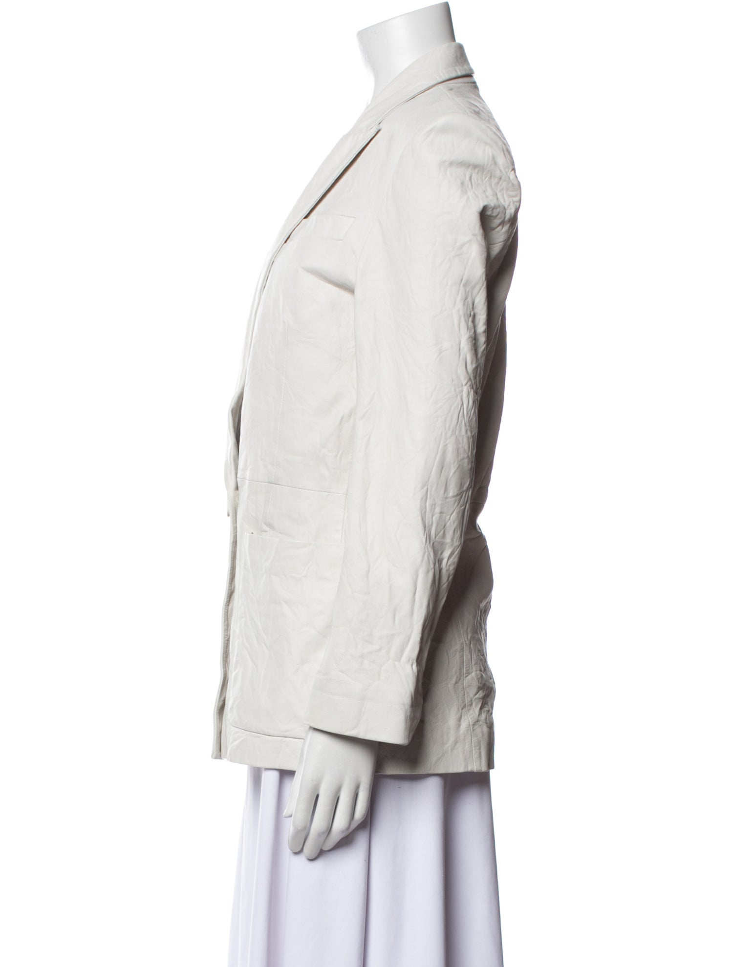 Zadig & Voltaire Lamb Leather Blazer