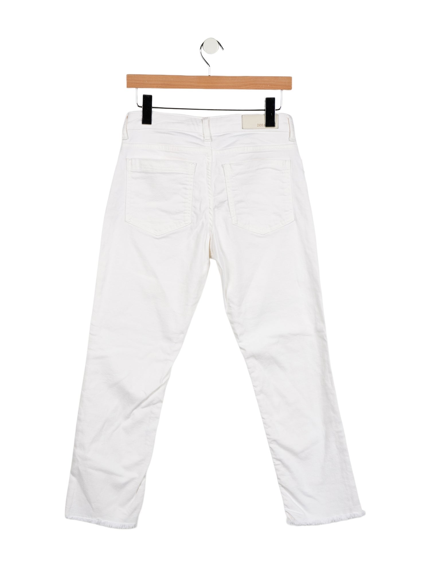 Zadig & Voltaire Mid-Rise Straight Leg Jeans