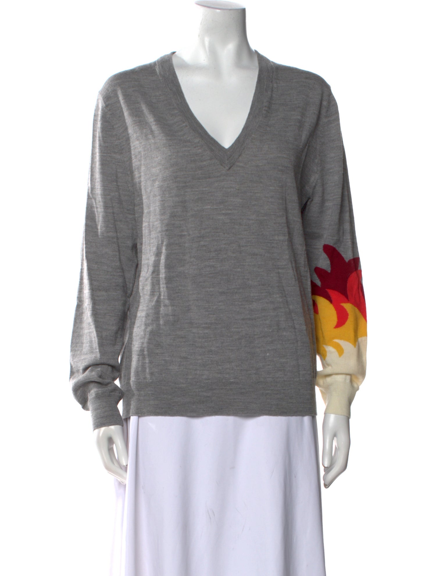 Zadig & Voltaire Merino Wool Graphic Print Sweater