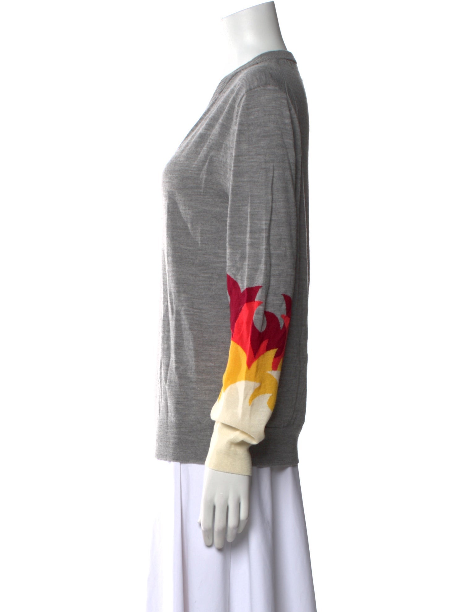 Zadig & Voltaire Merino Wool Graphic Print Sweater