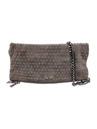 Zadig & Voltaire Suede Clutch
