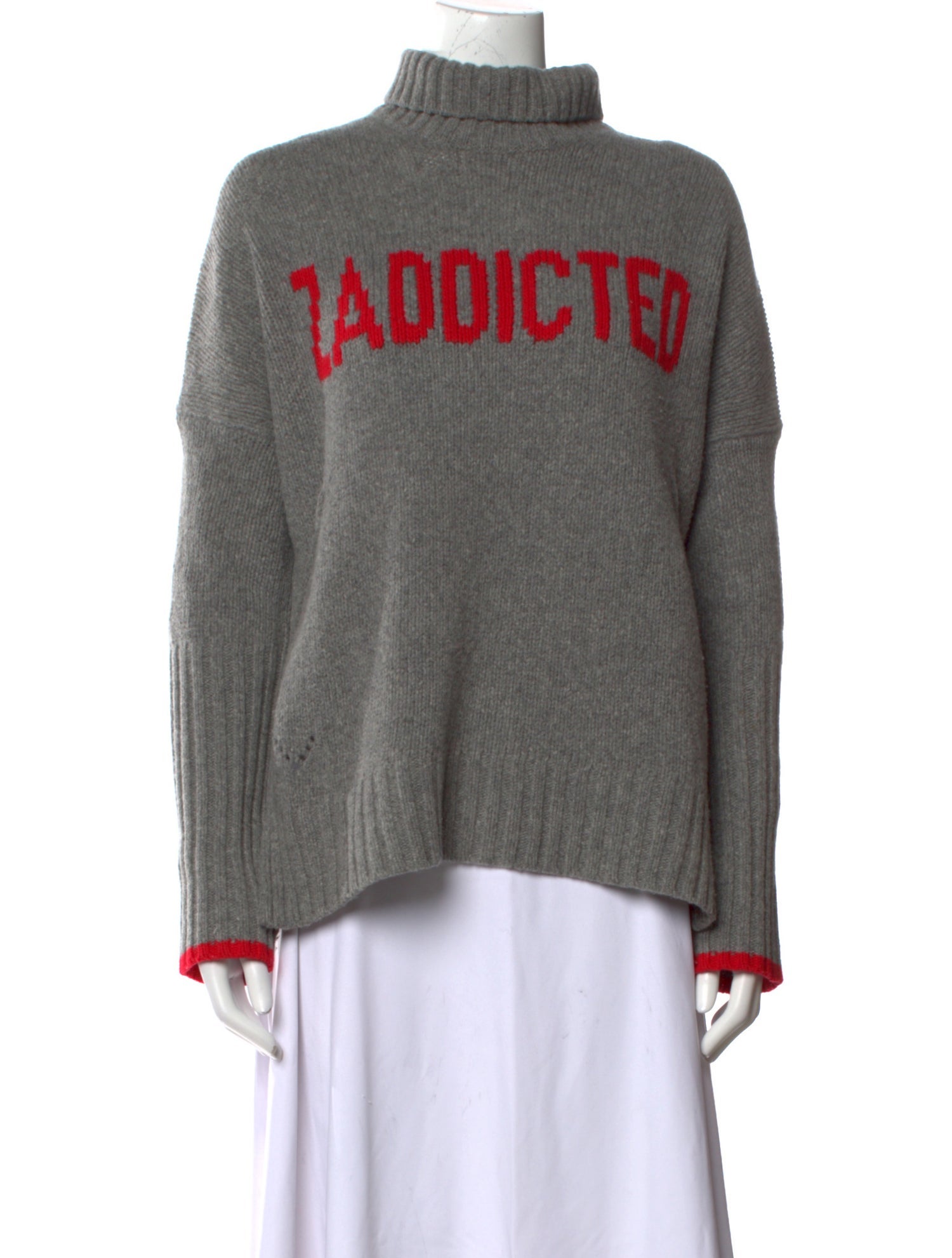 Zadig & Voltaire Merino Wool Graphic Print Sweater