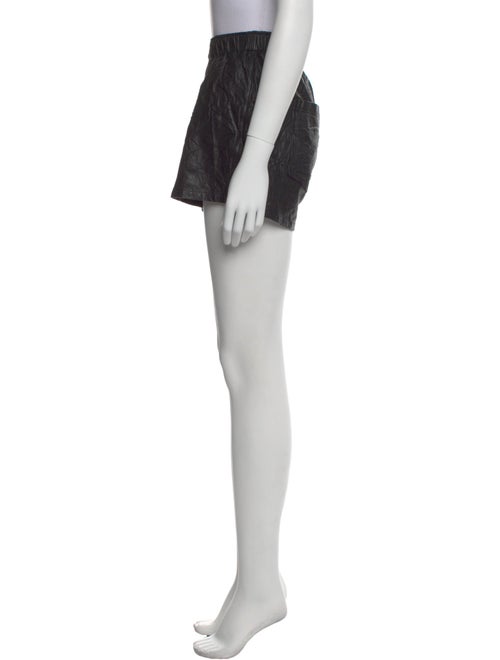 Zadig & Voltaire Lamb Leather Mini Shorts