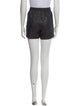 Zadig & Voltaire Lamb Leather Mini Shorts