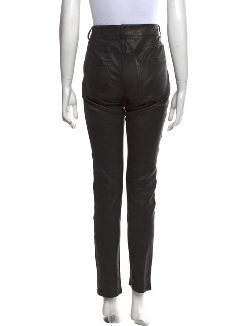 Zadig & Voltaire Lamb Leather Straight Leg Pants