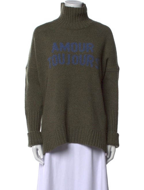 Zadig & Voltaire Merino Wool Graphic Print Sweater