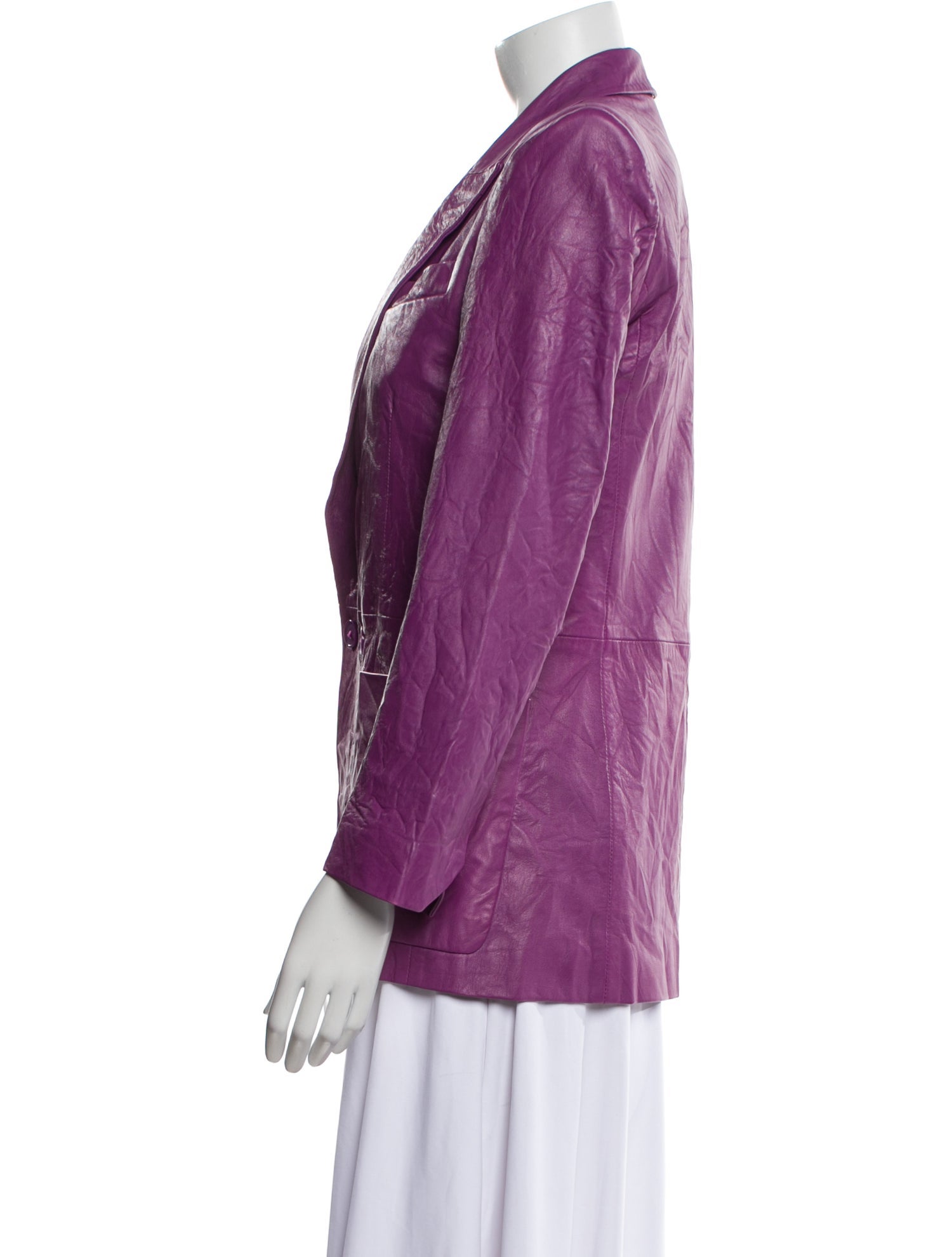 Zadig & Voltaire Lamb Leather Blazer