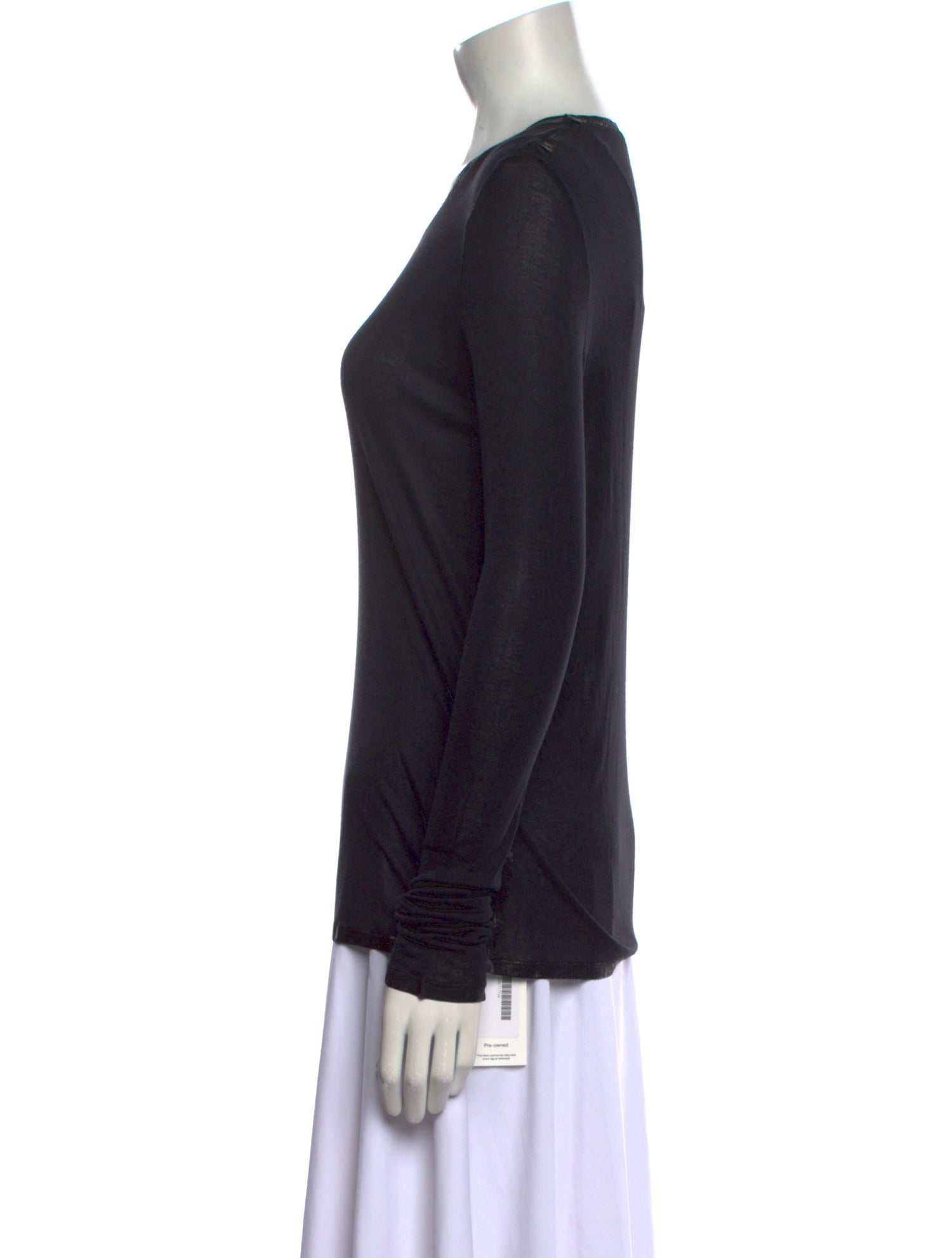 Zadig & Voltaire Crew Neck Long Sleeve T-Shirt