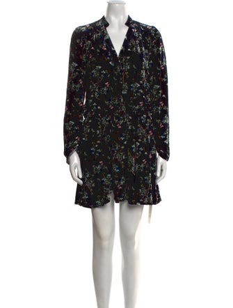 Zadig & Voltaire Floral Print Mini Dress