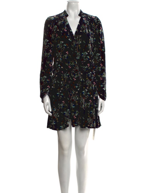 Zadig & Voltaire Floral Print Mini Dress