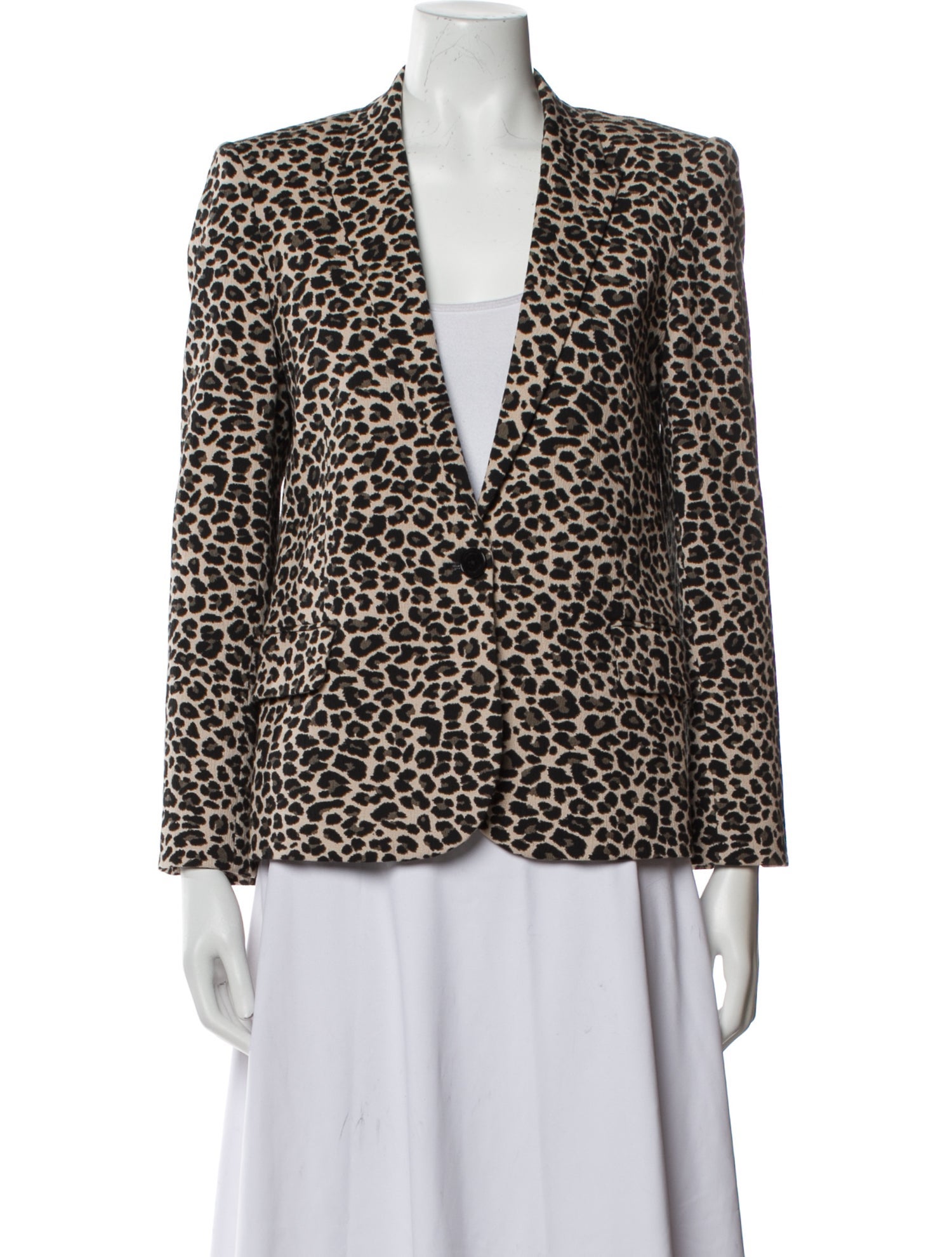 Zadig & Voltaire Animal Print Blazer