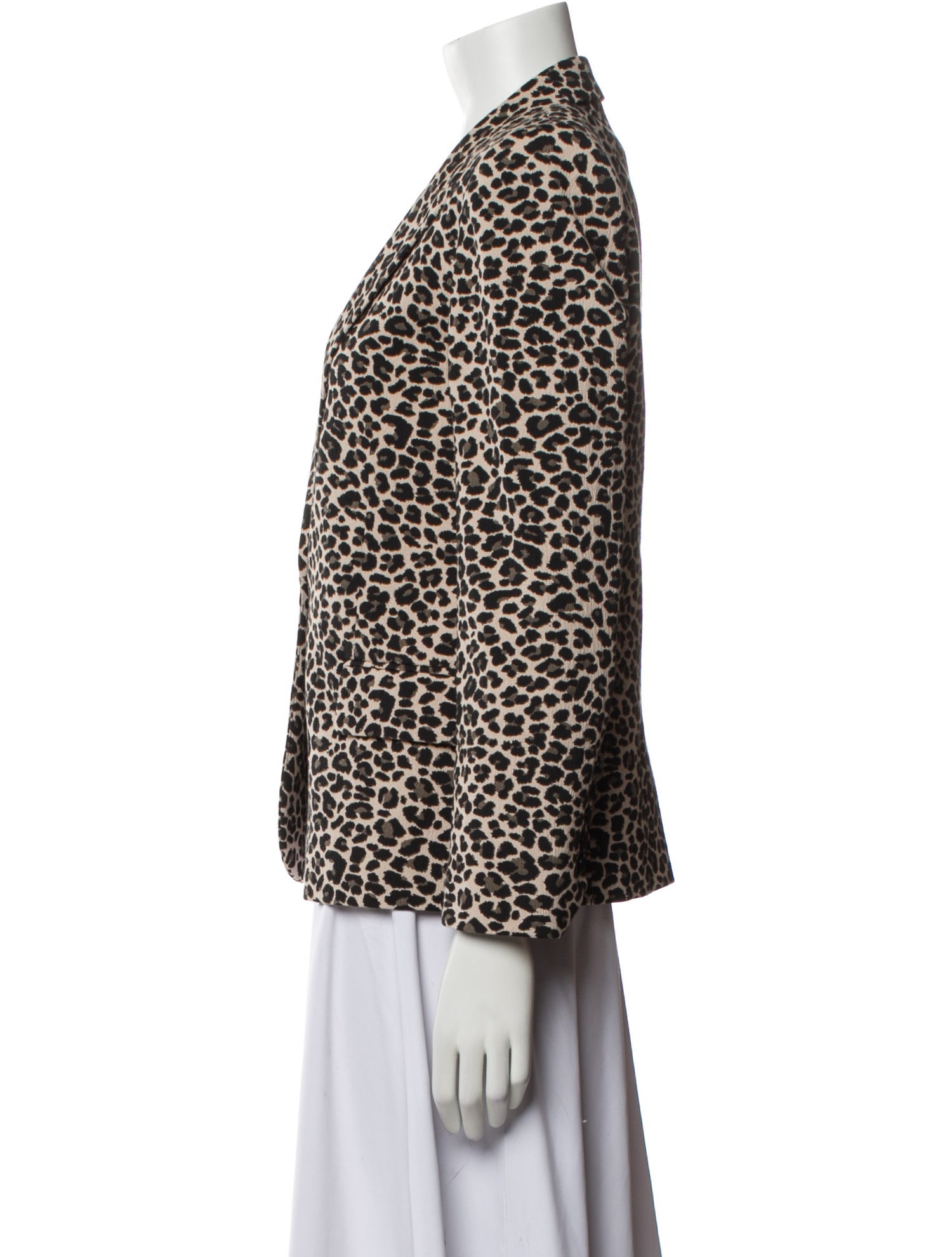 Zadig & Voltaire Animal Print Blazer