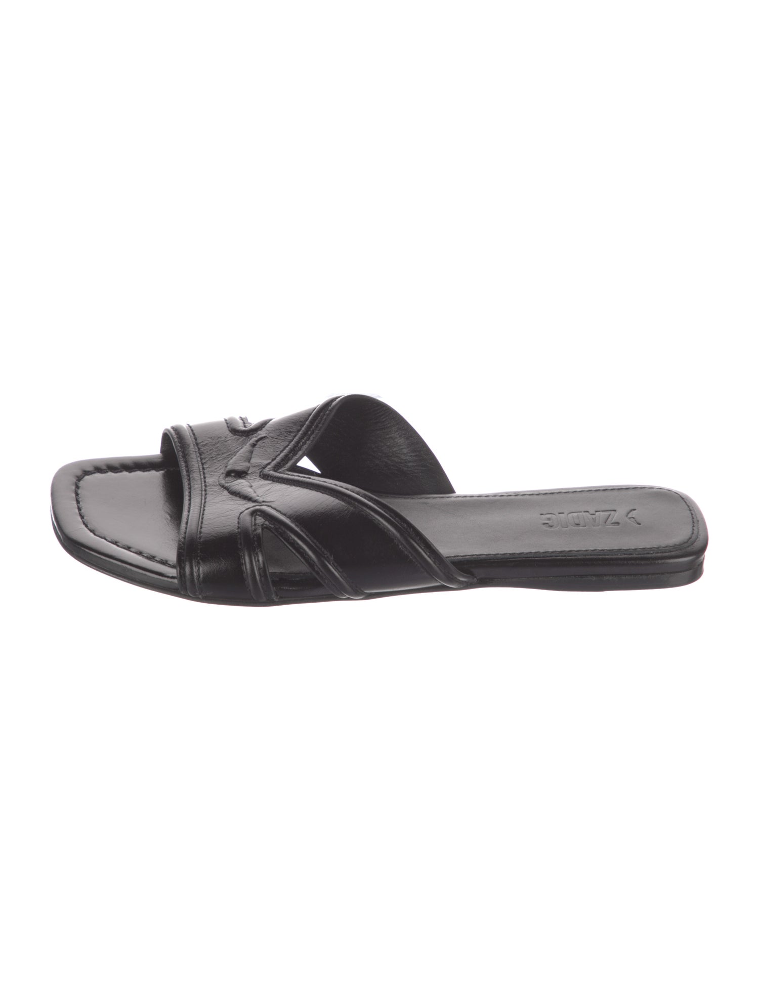 Zadig & Voltaire Leather Slides
