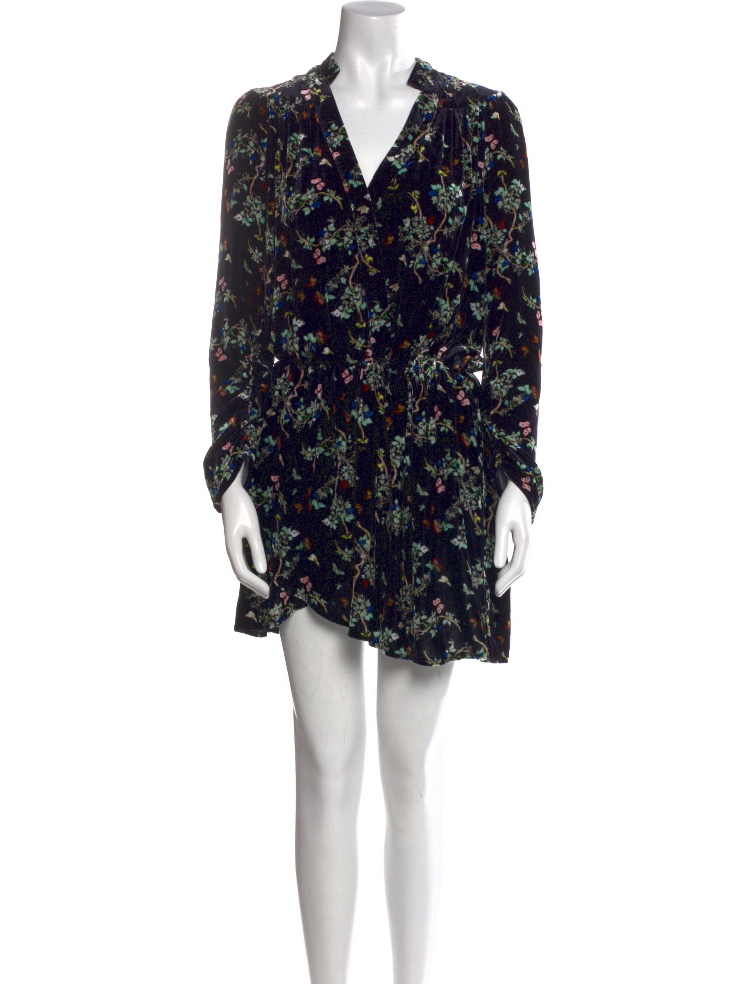 Zadig & Voltaire Floral Print Mini Dress