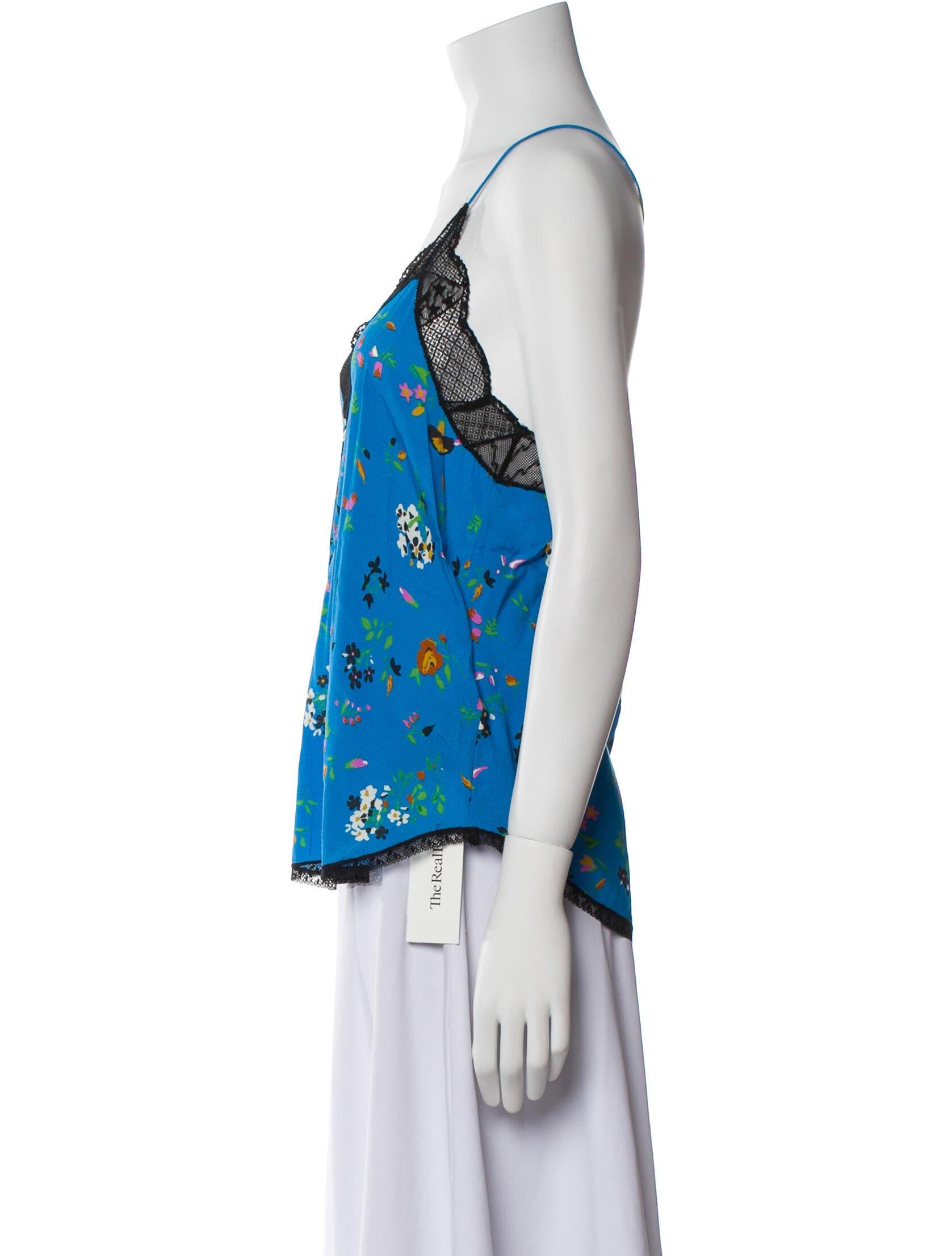 Zadig & Voltaire Floral Print V-Neck Top