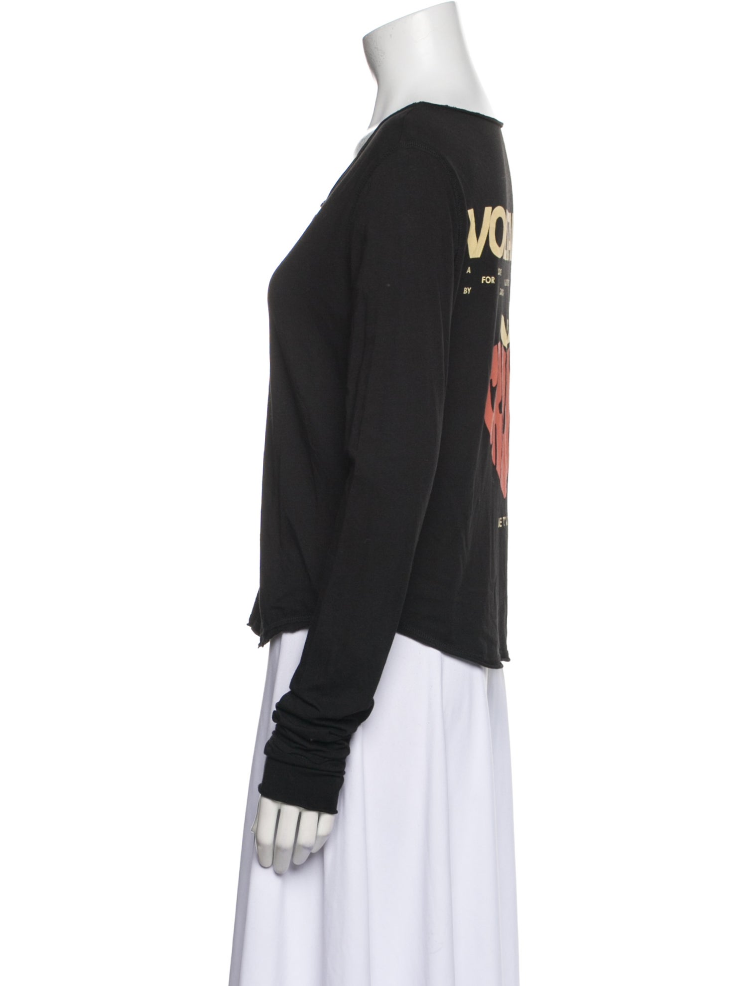 Zadig & Voltaire V-Neck Long Sleeve Top