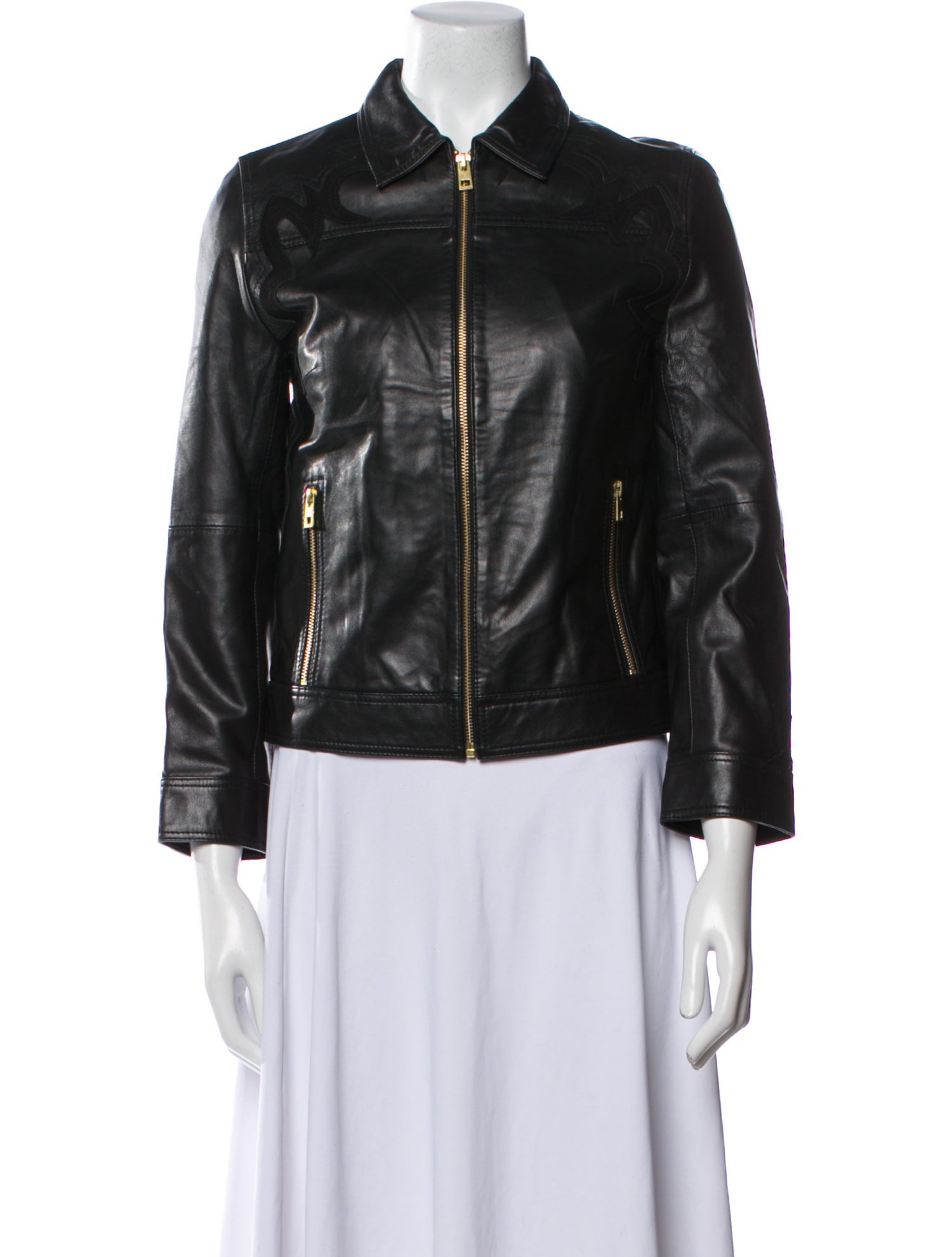 Zadig & Voltaire Lamb Leather Biker Jacket
