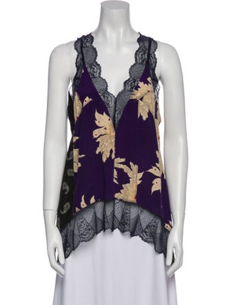 Zadig & Voltaire Silk Floral Print Blouse