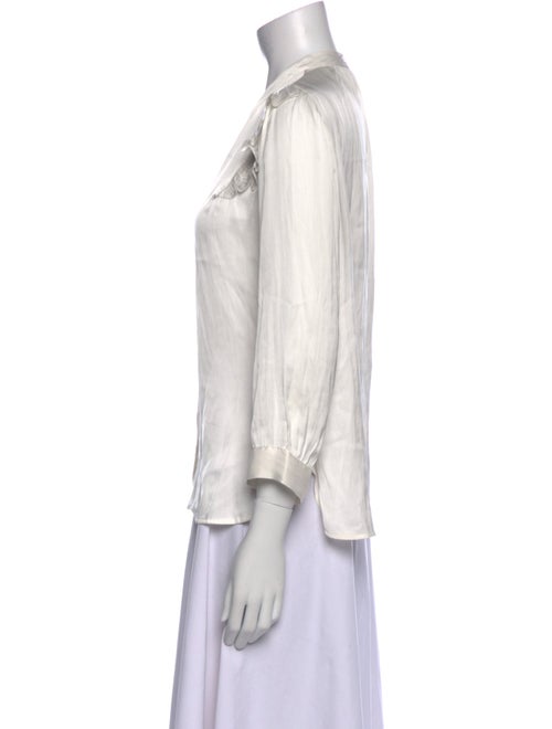 Zadig & Voltaire Three-Quarter Sleeve Button-Up Top