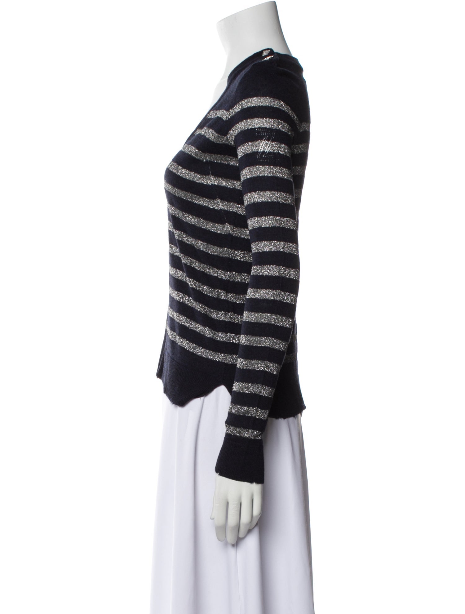 Zadig & Voltaire Merino Wool Striped Sweater