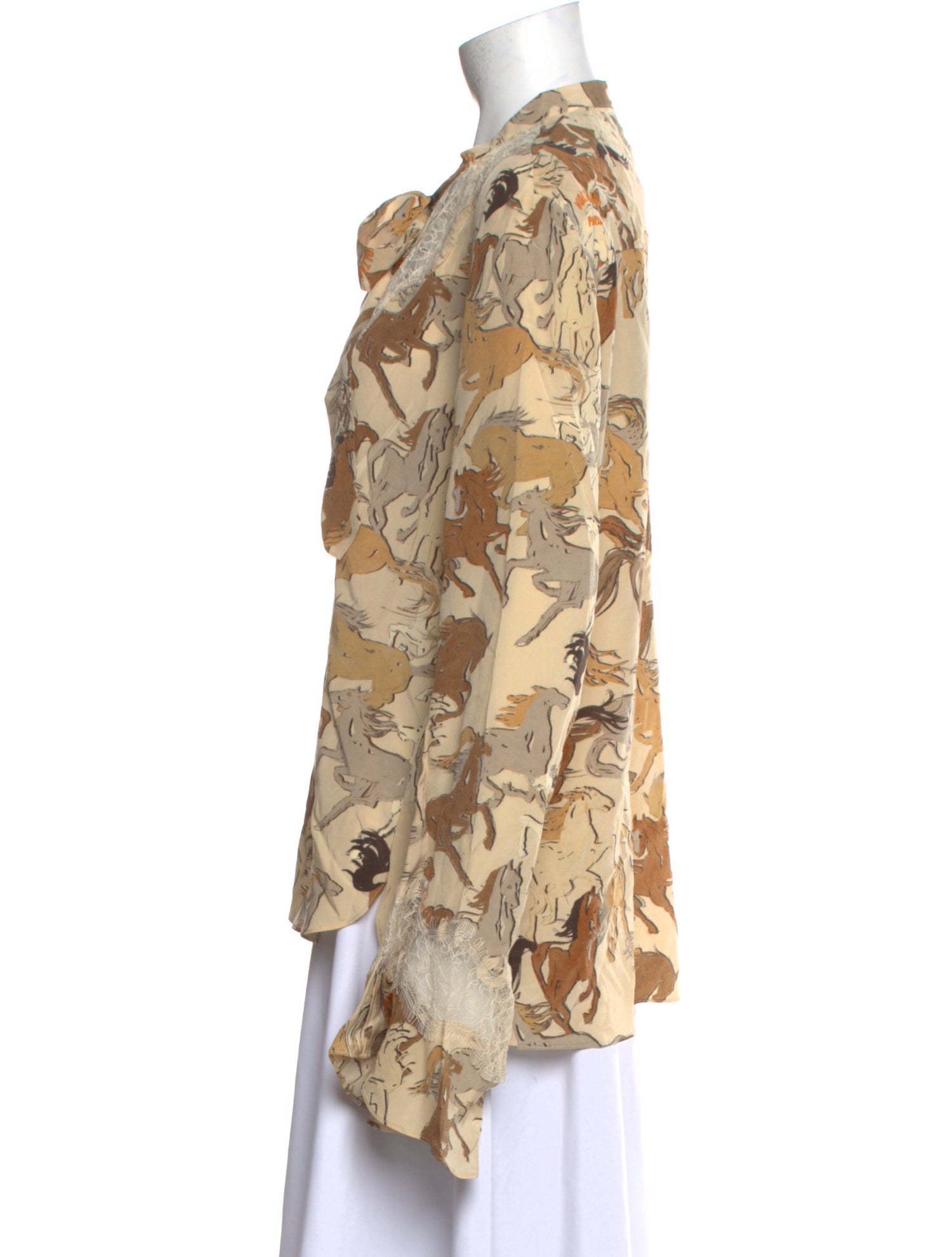 Zadig & Voltaire Silk Floral Print Blouse w/ Tags