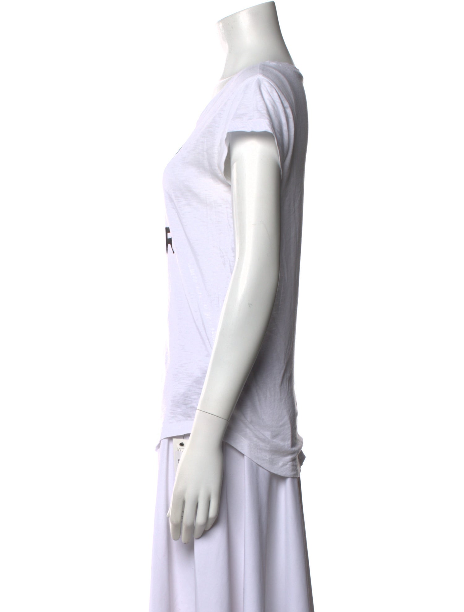 Zadig & Voltaire Graphic Print Scoop Neck T-Shirt