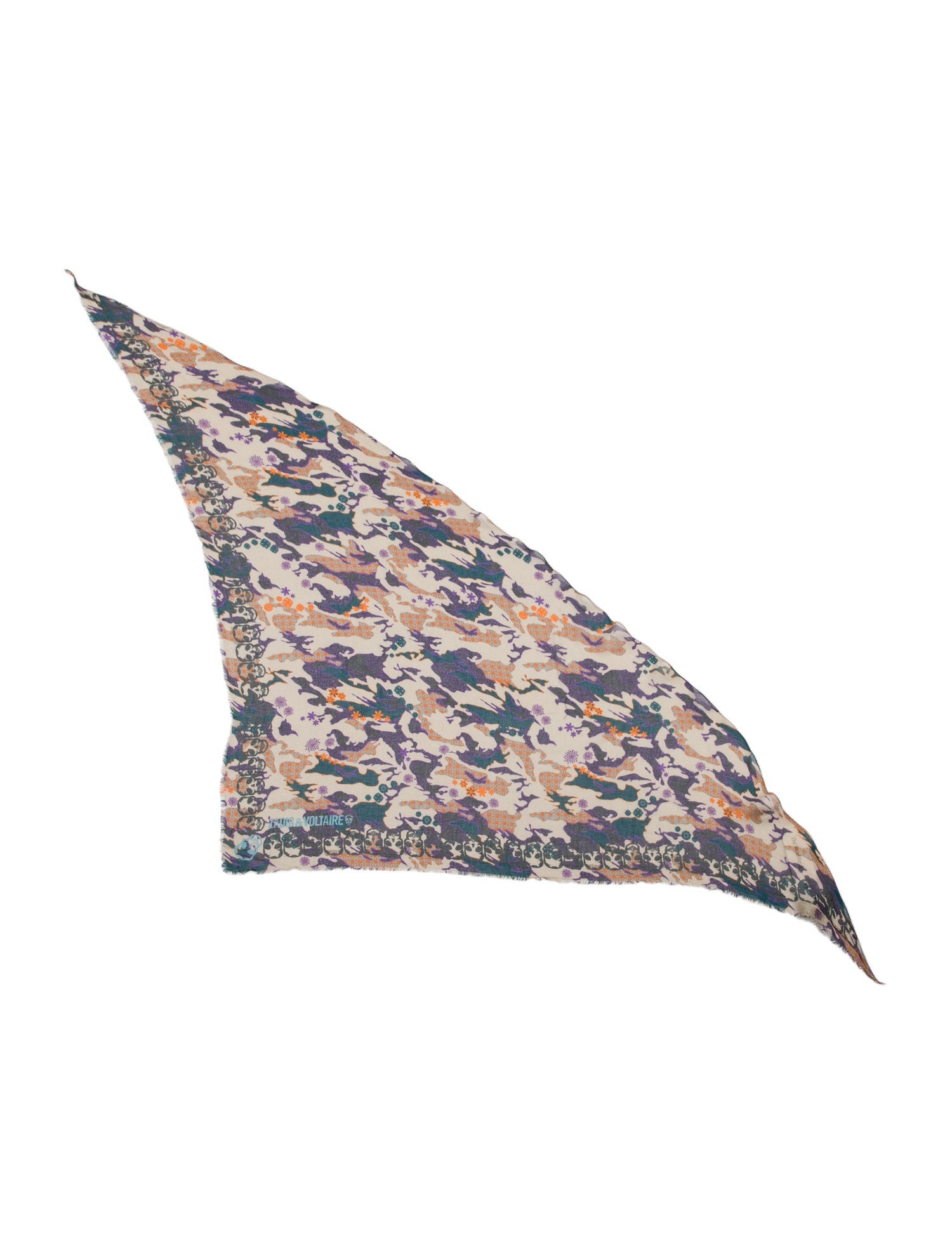 Zadig & Voltaire Wool Printed Scarf