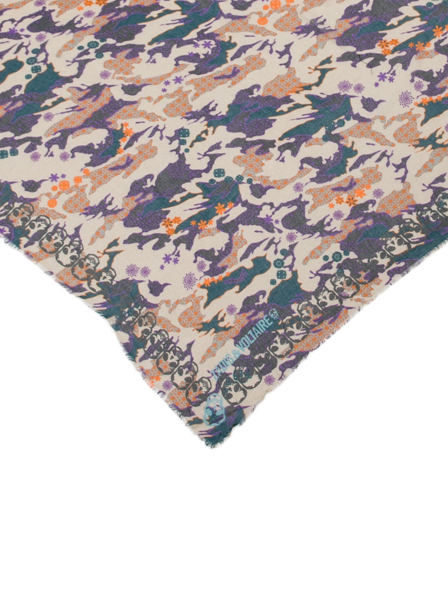 Zadig & Voltaire Wool Printed Scarf