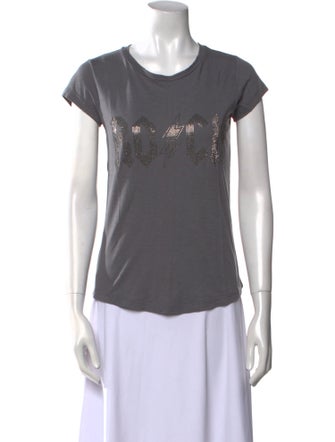 Zadig & Voltaire Patterned Crew Neck T-Shirt