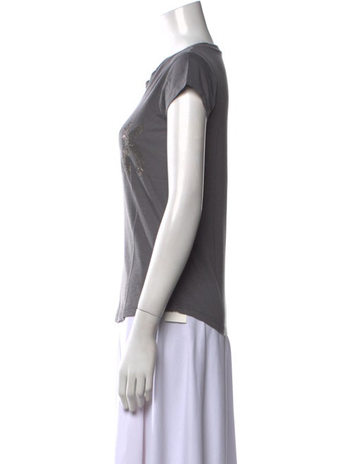 Zadig & Voltaire Patterned Crew Neck T-Shirt