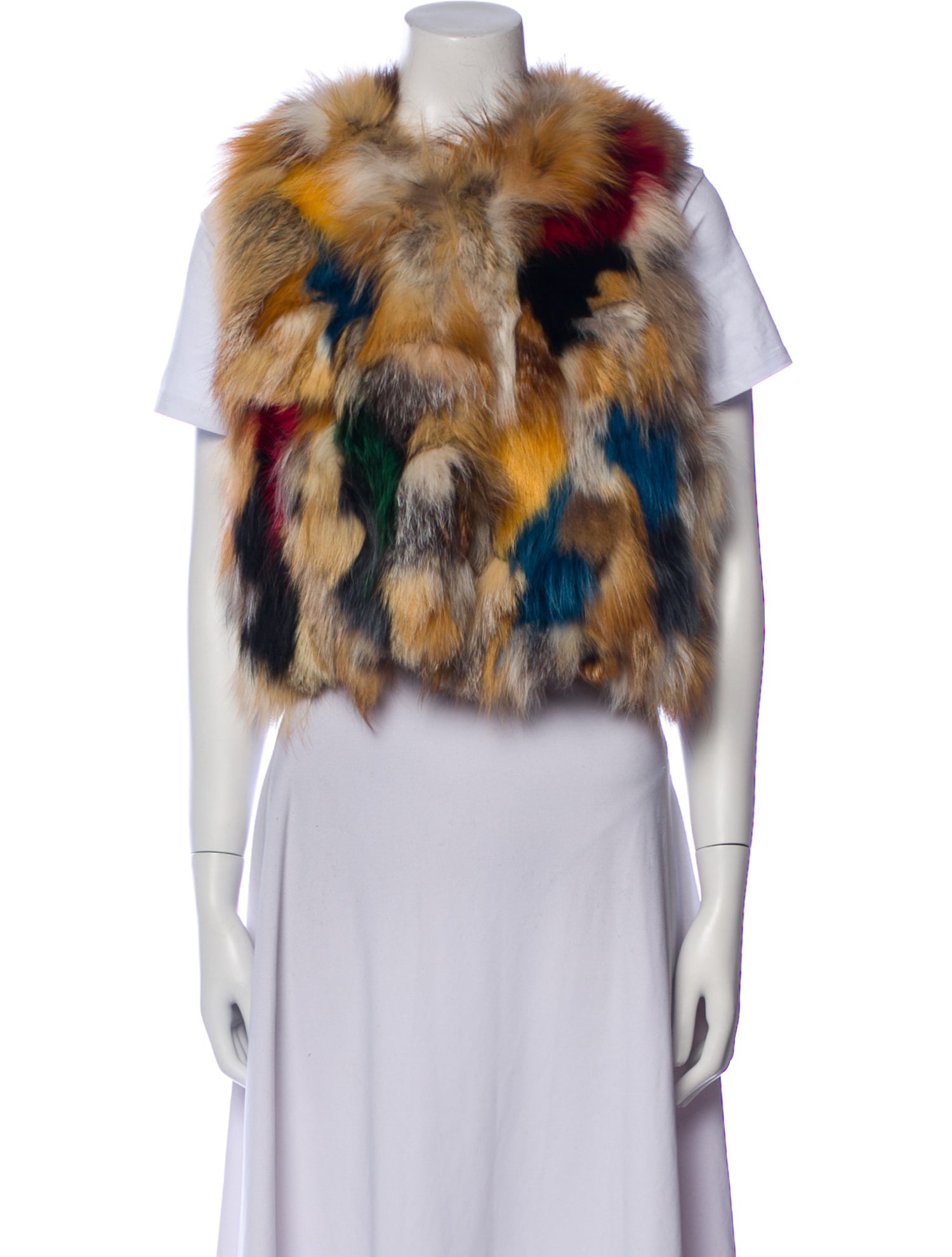 Zadig & Voltaire Fox Printed Fur Jacket