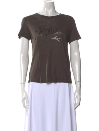 Zadig & Voltaire Graphic Print Crew Neck T-Shirt